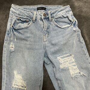 Sincerely Jules Light Blue Ripped Boyfriend Jeans